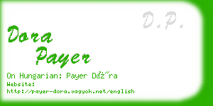 dora payer business card